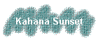 Kahana Sunset